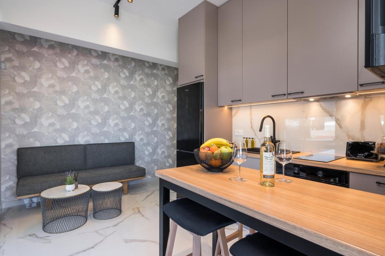 Orama Luxury Apartments Nea Kydonia Exteriör bild