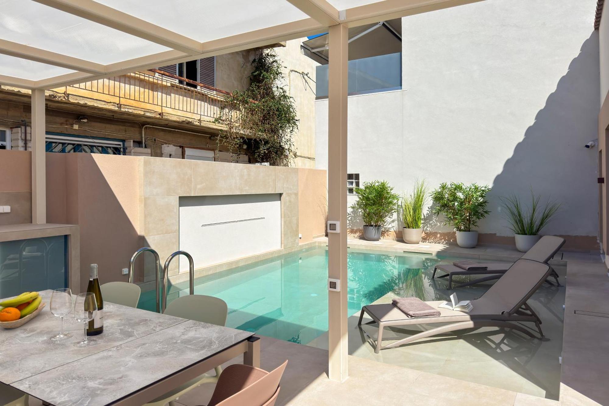 Orama Luxury Apartments Nea Kydonia Exteriör bild