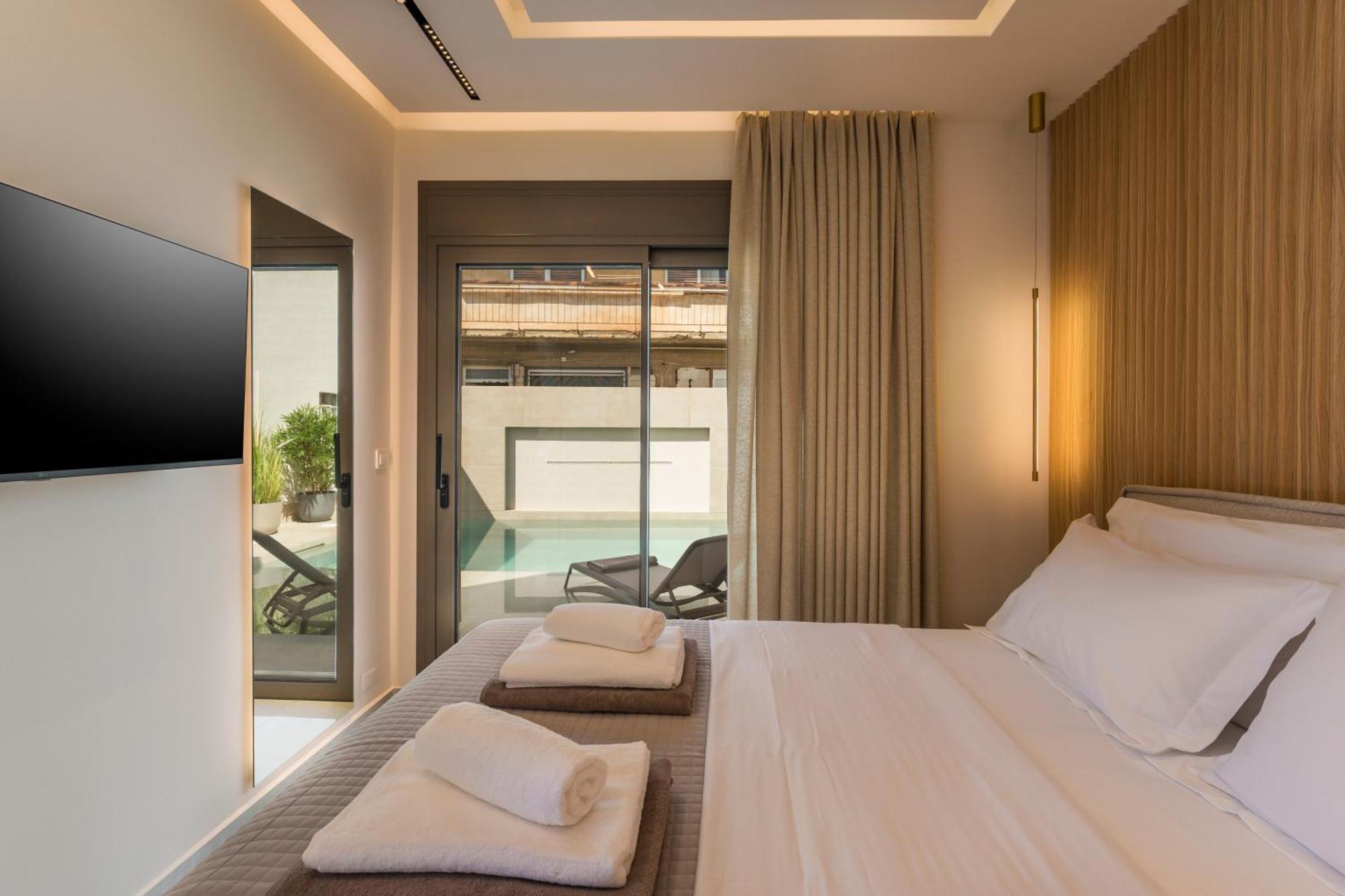 Orama Luxury Apartments Nea Kydonia Exteriör bild